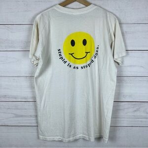 Vtg 90s Bubba Gump Stupid Is As Stupid Does T-shirt Single Stitch Large Mens